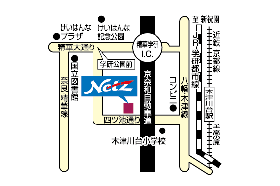 木津川台店_地図