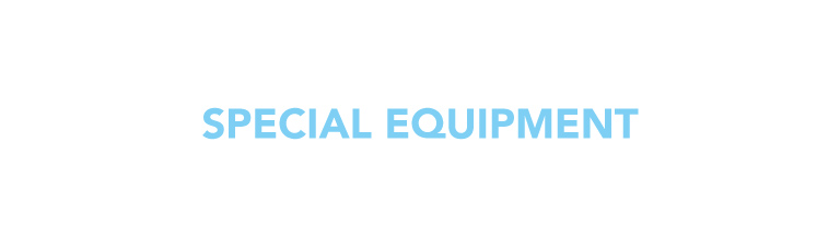 SPECIAL EQUIPMENT