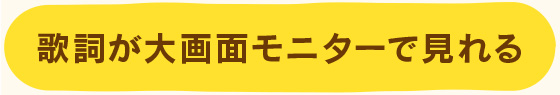 歌詞が大画面モニターで見れる